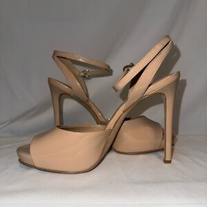 Gianni Bini Blush Peep-Toe Heels